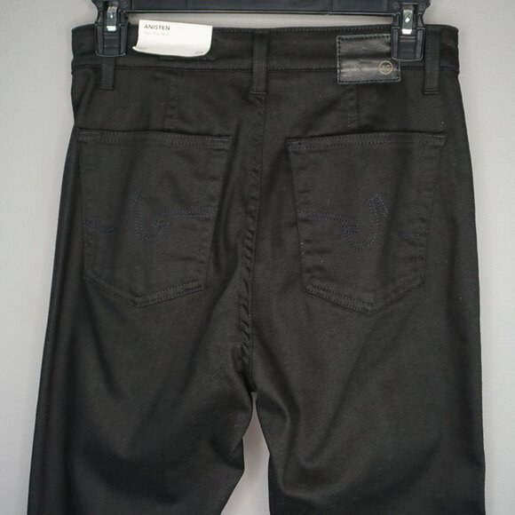 New AG Anisten High Rise Boot Cut Jeans in Black Mureau size 27 - Picture 5 of 16